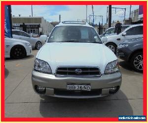 2003 Subaru Outback B3A MY03 Luxury White Manual 5sp M Wagon