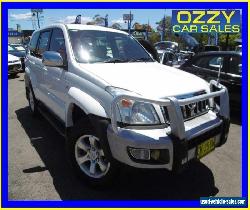 2003 Toyota Landcruiser Prado KZJ95R GXL (4x4) White Manual 5sp M Wagon for Sale