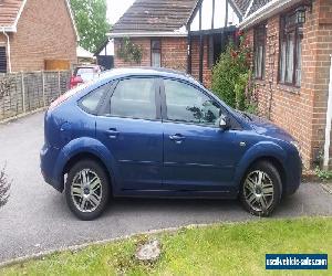 Ford Focus 2007 2.0 tdci, ghia, blue, 5 door