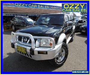 2004 Nissan Navara D22 ST-R (4x4) Black Manual 5sp M Dual Cab Pick-up