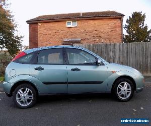 2001 GREEN FORD FOCUS ZETEC 1.6L 5 DOOR