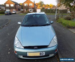 2001 GREEN FORD FOCUS ZETEC 1.6L 5 DOOR