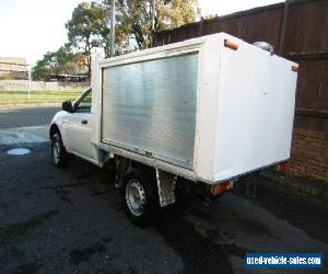 2012 Mitsubishi Triton MN MY12 GLX White Manual 5sp M Cab Chassis