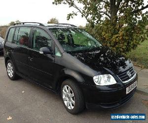 2004 VW Touran 2.0 FSi Sport Black 7 seater FSH 6 Speed Manual Petrol