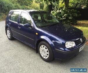 1999 VOLKSWAGEN GOLF 1.6 SE. No reserve auction