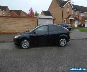 2008/58 FORD FOCUS TITANIUM 1.6 TD 5DR BLACK AC ALLOYS FSH for Sale