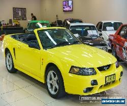 2002 Ford Mustang Cobra Yellow Manual 5sp M Convertible for Sale