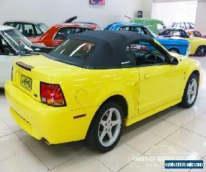 2002 Ford Mustang Cobra Yellow Manual 5sp M Convertible