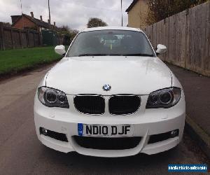 BMW 118D M SPORT  COUPE 2010 WHITE 1 SERIES 2.0 3 DOOR 141 BHP DIESEL SUPERB 