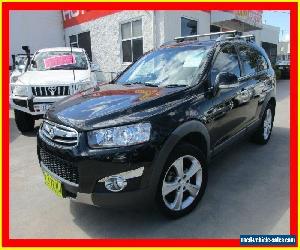 2012 Holden Captiva CG Series II 7 LX Black Automatic A Wagon