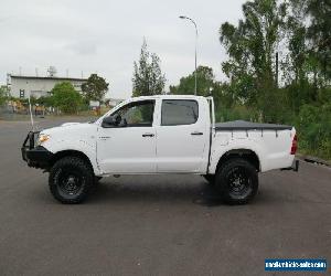 2008 Toyota Hilux KUN26R MY08 SR White Manual 5sp M 4D UTILITY