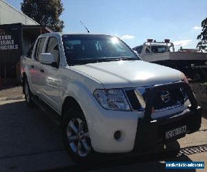 2012 Nissan Navara D40 MY12 ST (4x4) White Automatic 5sp A Dual Cab Pick-up