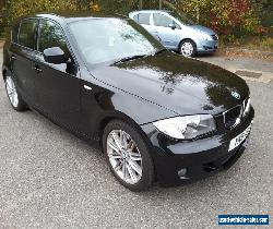 2011 BMW 120D M SPORT AUTO BLACK, 1/2 LEATHER 51000 MILES 5 DOOR for Sale