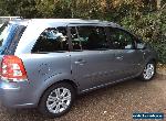 2009 VAUXHALL ZAFIRA ACTIVE PLUS SILVER for Sale