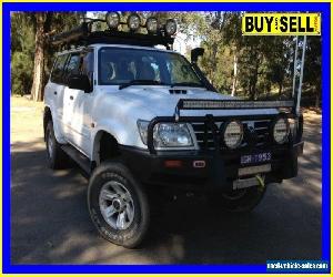 2003 Nissan Patrol GU III ST-L (4x4) White Manual 5sp M Wagon