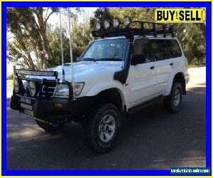 2003 Nissan Patrol GU III ST-L (4x4) White Manual 5sp M Wagon