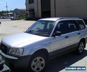 SUBARU FORESTER 01/2003 AUTOMATIC AIR AND STEER WITH FEBRUARY REGO CHEAP