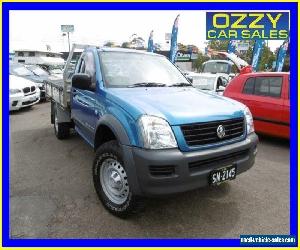 2005 Holden Rodeo RA LX (4x4) Blue Manual 5sp M Cab Chassis for Sale