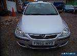 55 PLATE 2005 VAUXHALL CORSA LIFE TWINPORT IN SILVER 5 DOOR NEEDS ATTENTION  for Sale