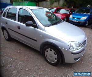 55 PLATE 2005 VAUXHALL CORSA LIFE TWINPORT IN SILVER 5 DOOR NEEDS ATTENTION 