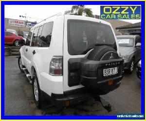 2008 Mitsubishi Pajero NS GLX LWB (4x4) White Automatic 5sp A Wagon