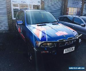 2002 Blue E53 BMW X5 4.6 Petrol Auto 5 Door Rally Car