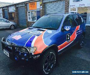 2002 Blue E53 BMW X5 4.6 Petrol Auto 5 Door Rally Car