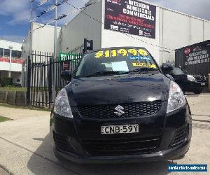 2013 Suzuki Swift FZ MY13 GA Black Automatic 4sp A Hatchback