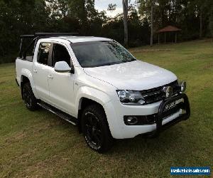 2013 Volkswagen Amarok 2H MY13 TDI420 Highline (4x4) White Automatic 8sp A