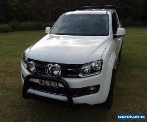 2013 Volkswagen Amarok 2H MY13 TDI420 Highline (4x4) White Automatic 8sp A