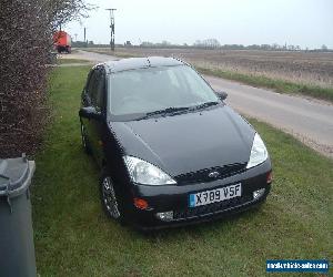 2000 FORD FOCUS ZETEC 1.6 AUTOMATIC AUTO BLACK. NO RESERVE! CHEAP BARGAIN! 