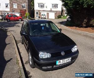 Volkswagen Golf VW 1.6 Match 2003 5DR Black 