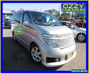 2003 Nissan Elgrand HIGHWAY STAR Silver Automatic A Mini Bus