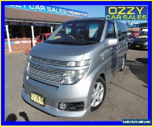 2003 Nissan Elgrand HIGHWAY STAR Silver Automatic A Mini Bus