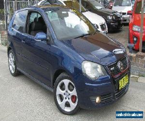 2007 Volkswagen Polo 9N MY08 Upgrade GTi Blue Manual 5sp M Hatchback