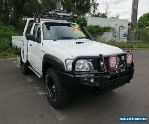 2012 Nissan Patrol GU 6 Series II ST White Manual 5sp M 2D CAB CHASSIS