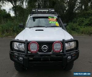 2012 Nissan Patrol GU 6 Series II ST White Manual 5sp M 2D CAB CHASSIS