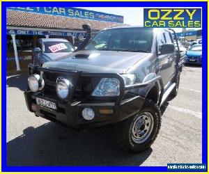 2010 Toyota Hilux KUN26R 09 Upgrade SR (4x4) Grey Manual 5sp M Dual Cab Pick-up