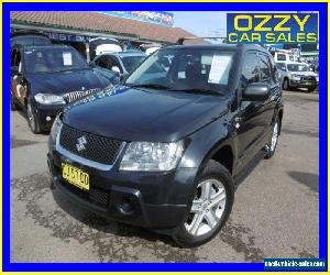 2008 Suzuki Grand Vitara JT MY08 Upgrade (4x4) Black Manual 5sp M Wagon