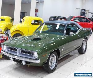 1969 Plymouth Cuda Green Automatic A Coupe