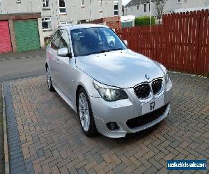 2007 57 LCI BMW 525D 3.0d M SPORT AUTO SILVER IMMACULATE THROUGHOUT