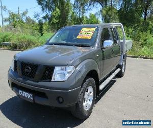 2005 Nissan Navara D40 ST-X Grey Manual 6sp M 4D UTILITY