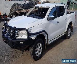 2015 NISSAN NAVARA DUAL CAB D23 4KMS NP300 TURBO DIESEL 4X4 DAMAGED EXPORT FARM 