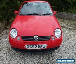 2001 'X' VW Lupo 1.0 E 3 door, red, 94750 miles ** for spares or repair ** for Sale