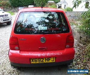 2001 'X' VW Lupo 1.0 E 3 door, red, 94750 miles ** for spares or repair **