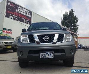 2011 Nissan Navara D40 MY11 RX (4x4) Grey Automatic 5sp A Dual Cab Pick-up