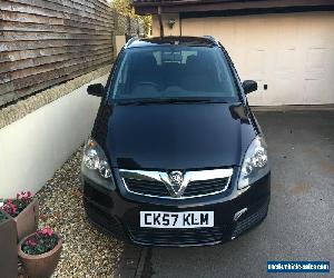 2007 VAUXHALL ZAFIRA ENERGY BLACK