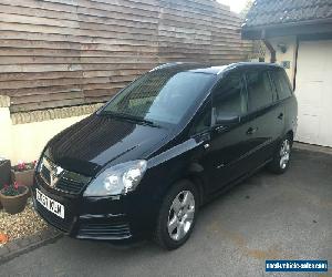 2007 VAUXHALL ZAFIRA ENERGY BLACK