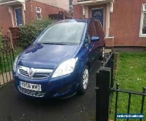 2008 VAUXHALL ZAFIRA LIFE BLUE