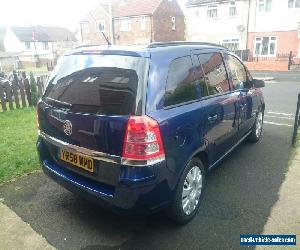 2008 VAUXHALL ZAFIRA LIFE BLUE